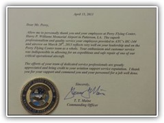 Coast Guard Letter